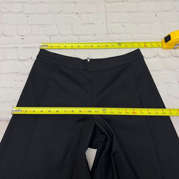 Tracy Reese Women Capri Cropped Wide Leg Pants Size 6 Black C024 -10 - Picture 2 of 16